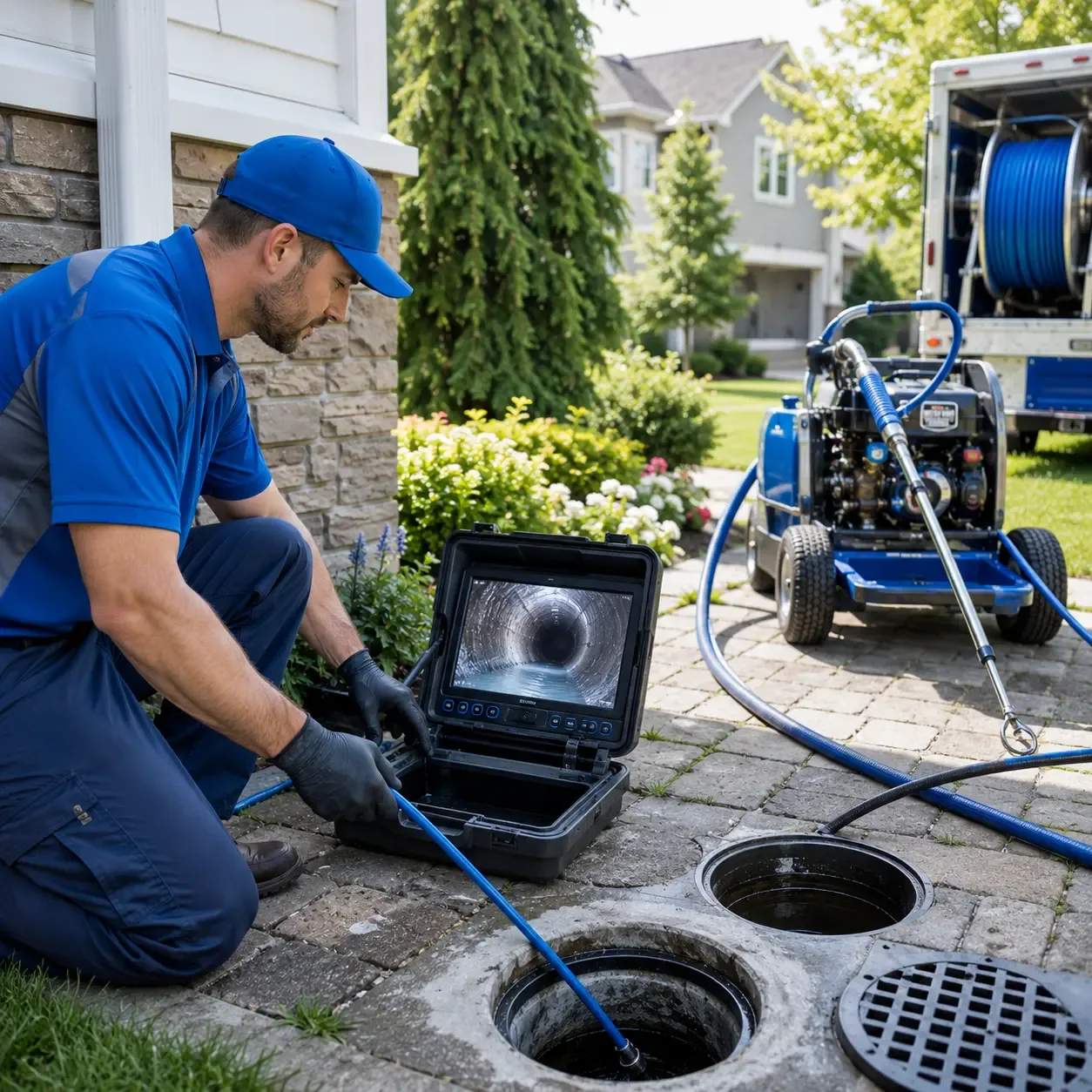 Outdoor drain cleaning professionals serving Goodland, IN